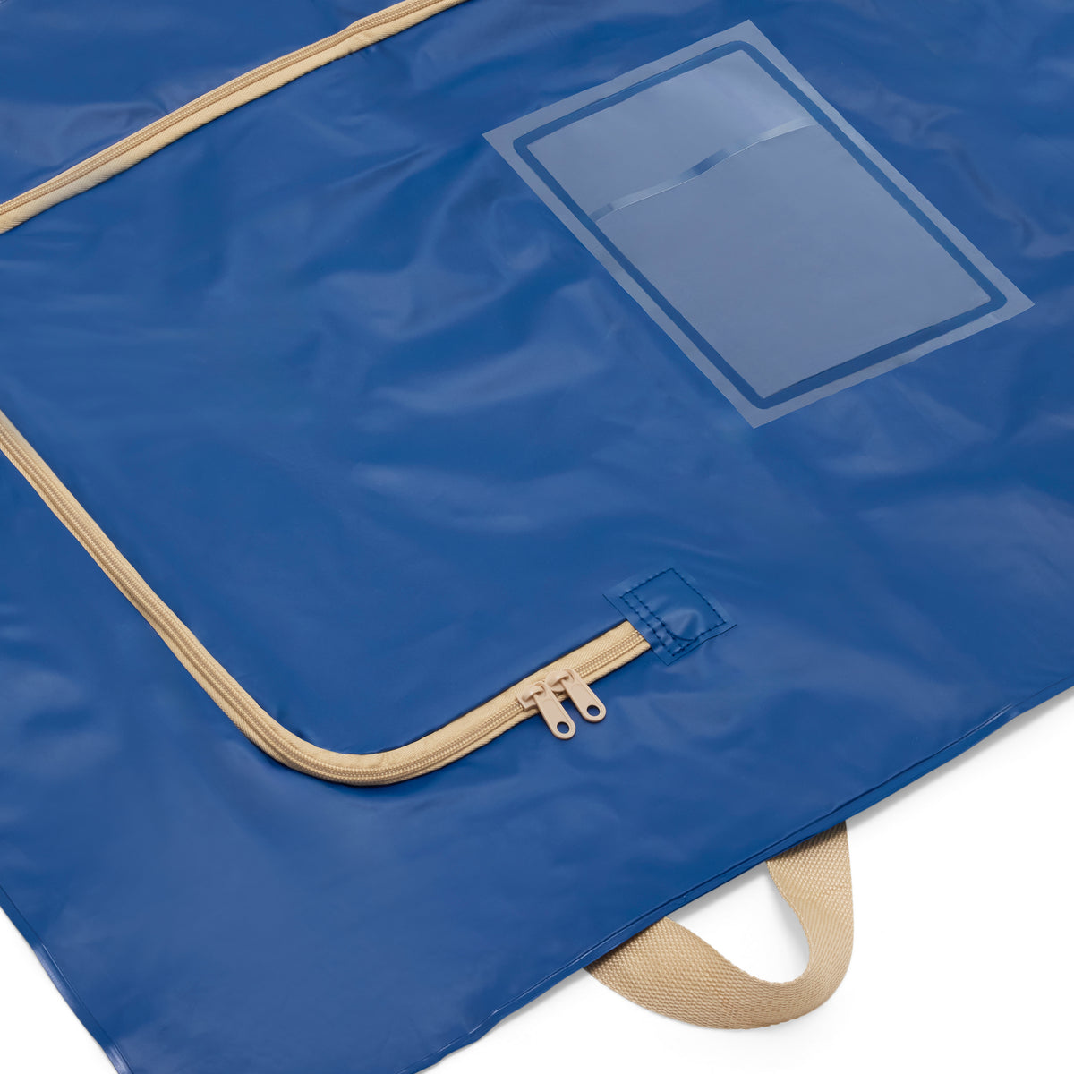 Forever Bed animal cadaver bag showing the patented extended C-shaped zipper for easier placement