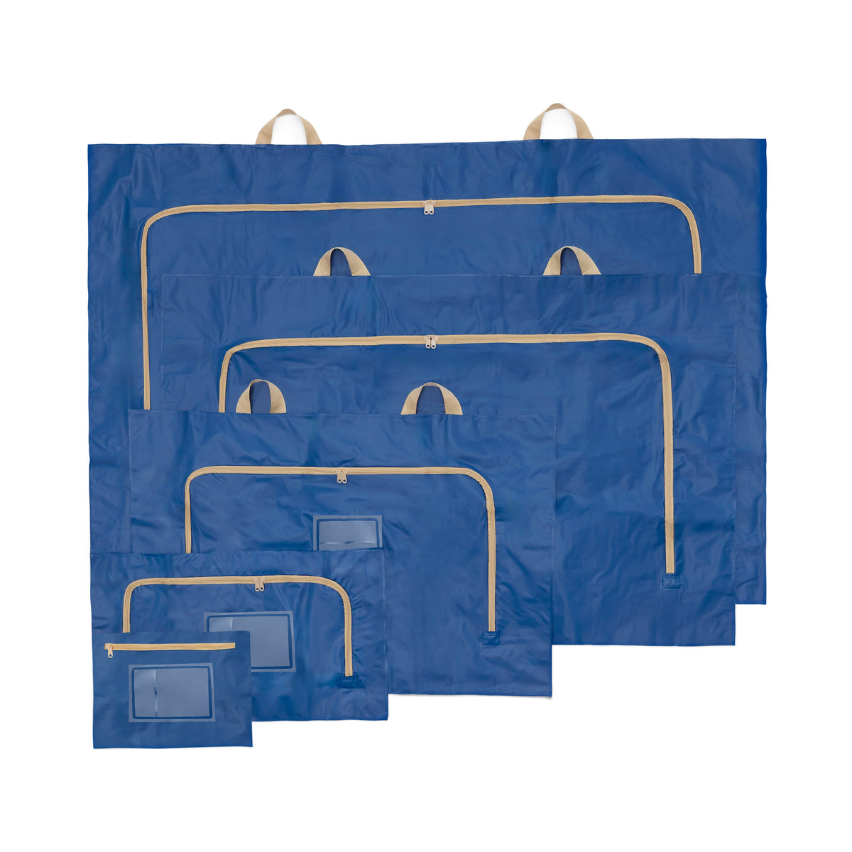 Economy Blue Forever Bed animal cadaver bags in five sizes from Extra Small to Extra Large