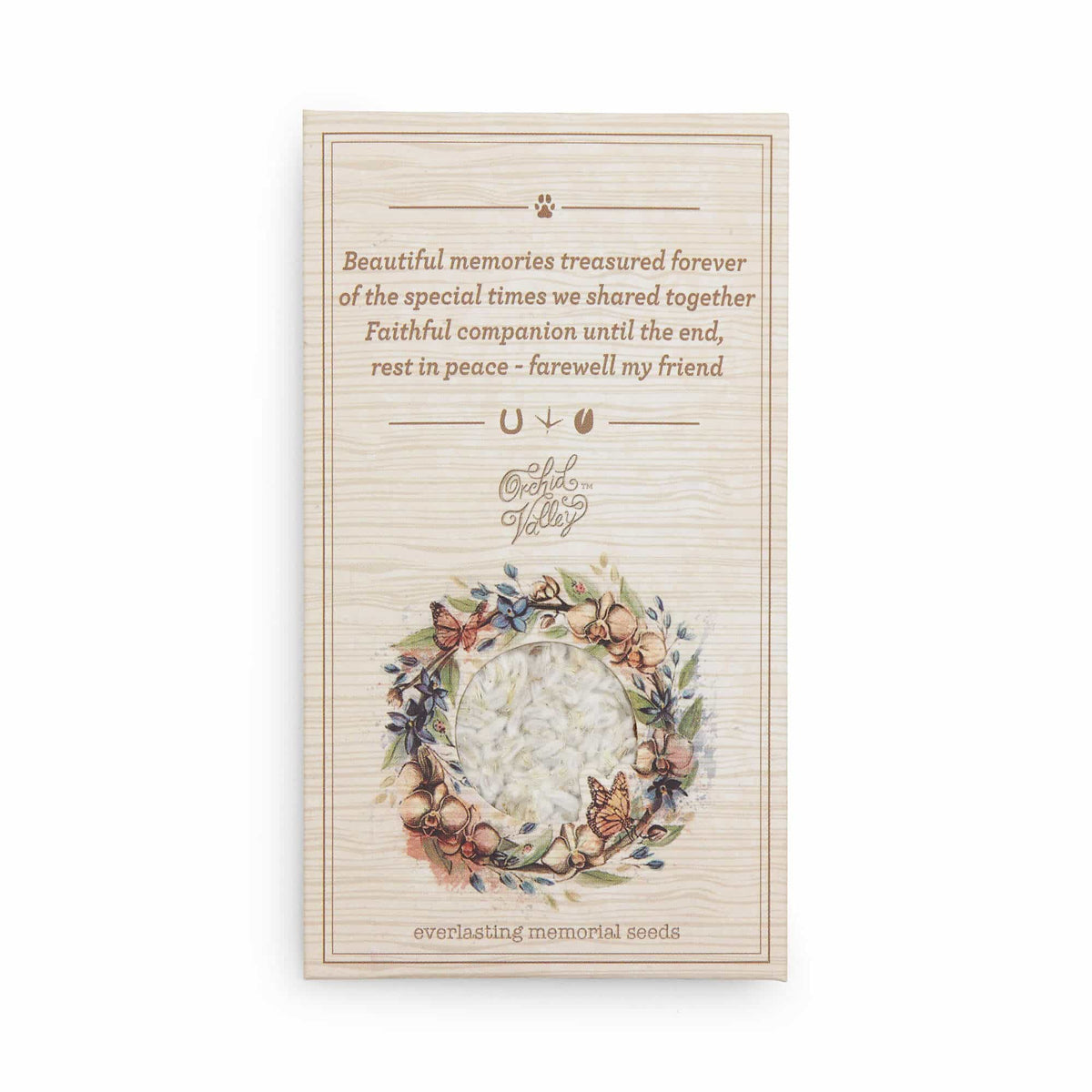 Everlasting Memorial Seed Card